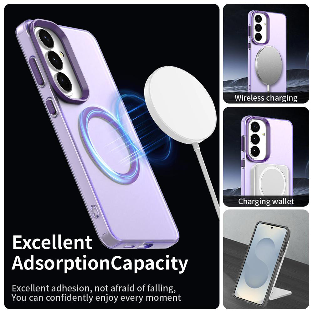 Husa MagSafe pentru Samsung Galaxy S26 S942, Techsuit, CandyCase, Mov