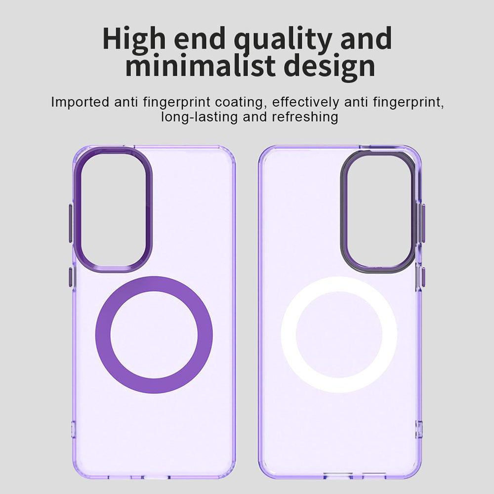 Husa MagSafe pentru Samsung Galaxy S26 S942, Techsuit, CandyCase, Mov