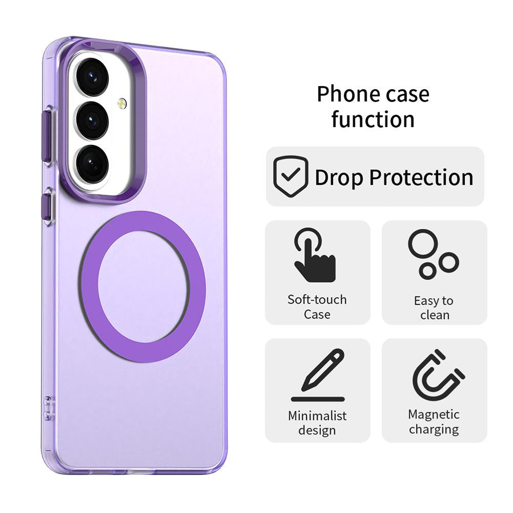 Husa MagSafe pentru Samsung Galaxy S26 S942, Techsuit, CandyCase, Mov
