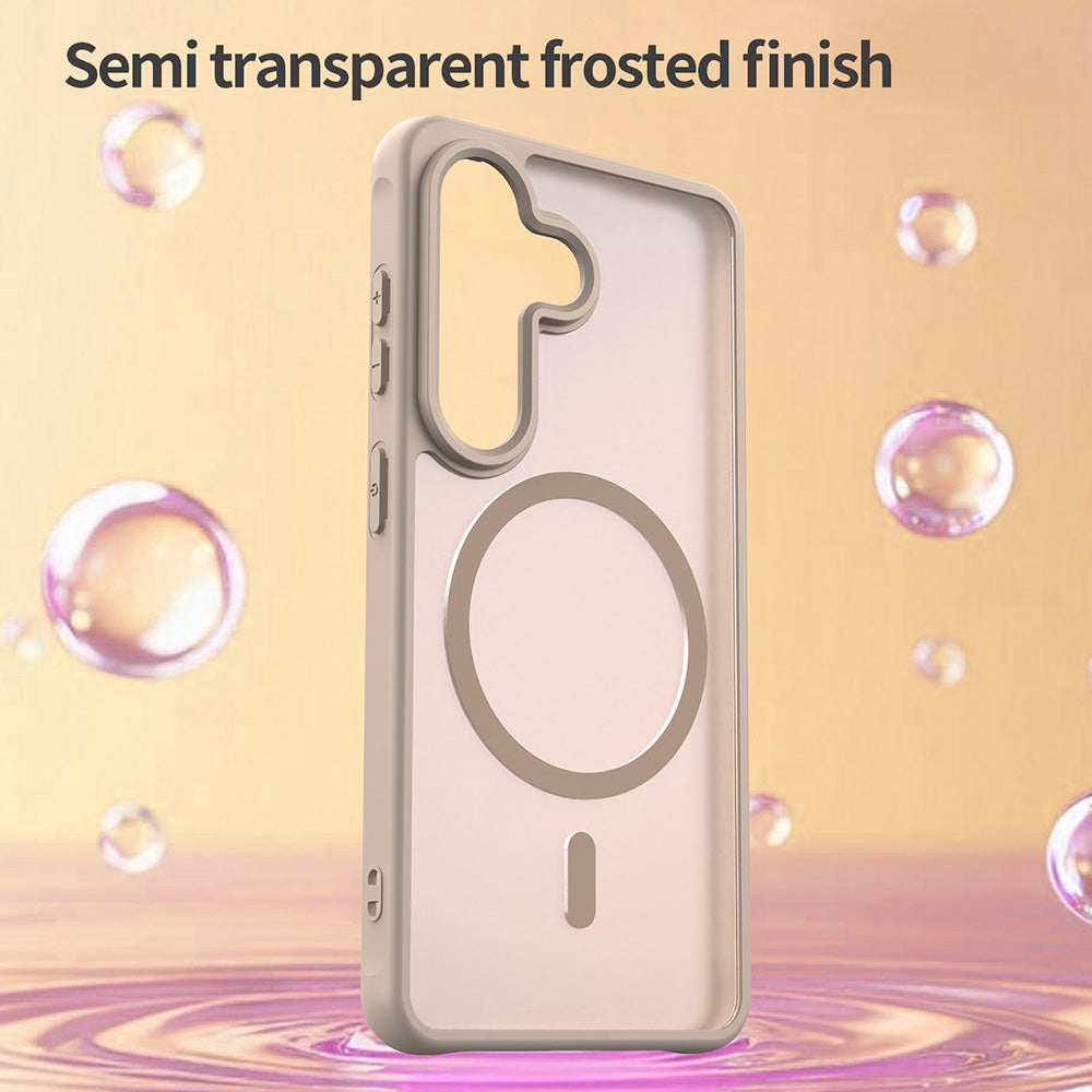 Husa MagSafe pentru Samsung Galaxy S26 S942, Techsuit, HaloFrost II, Aurie