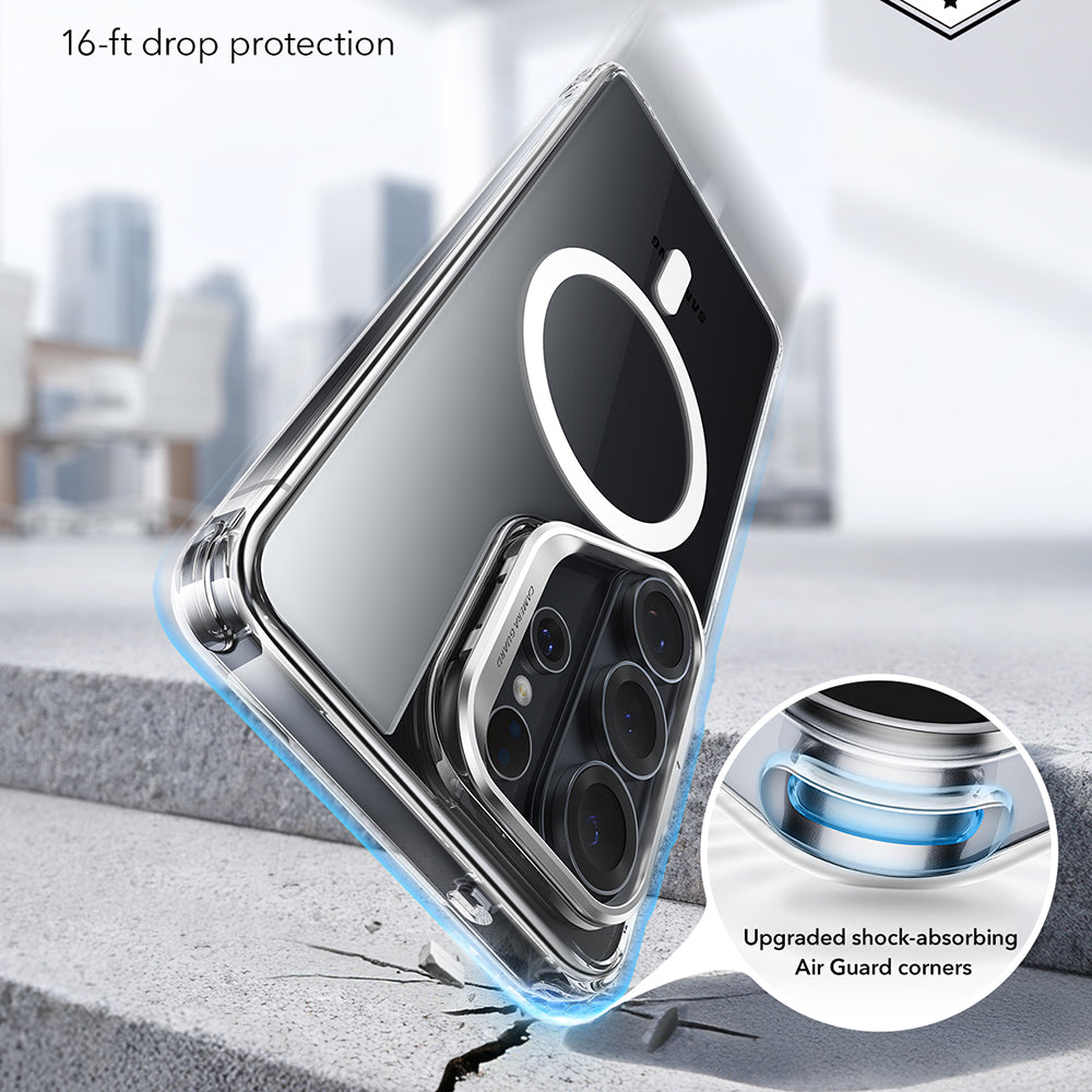 Husa MagSafe pentru Samsung Galaxy S26 Ultra S948, ESR, Classic Hybrid Kickstand, Transparenta