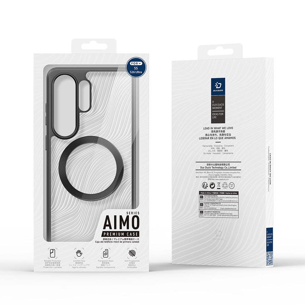 Husa MagSafe pentru Samsung Galaxy S26 Ultra S948, DUX DUCIS, Aimo, Neagra