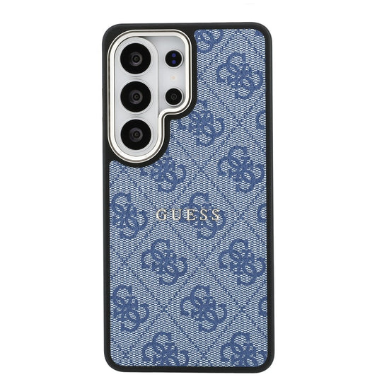 Husa MagSafe pentru Samsung Galaxy S26 Ultra S948, Guess, 4G Embossed Ring, Albastra