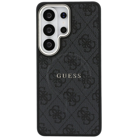 Husa MagSafe pentru Samsung Galaxy S26 Ultra S948, Guess, 4G Embossed Ring, Neagra