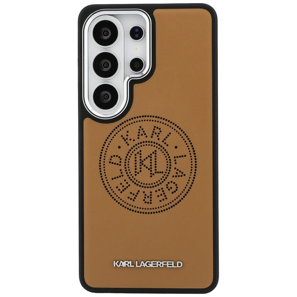 Husa MagSafe pentru Samsung Galaxy S26 Ultra S948, Karl Lagerfeld, Karl Round Point Logo, Maro