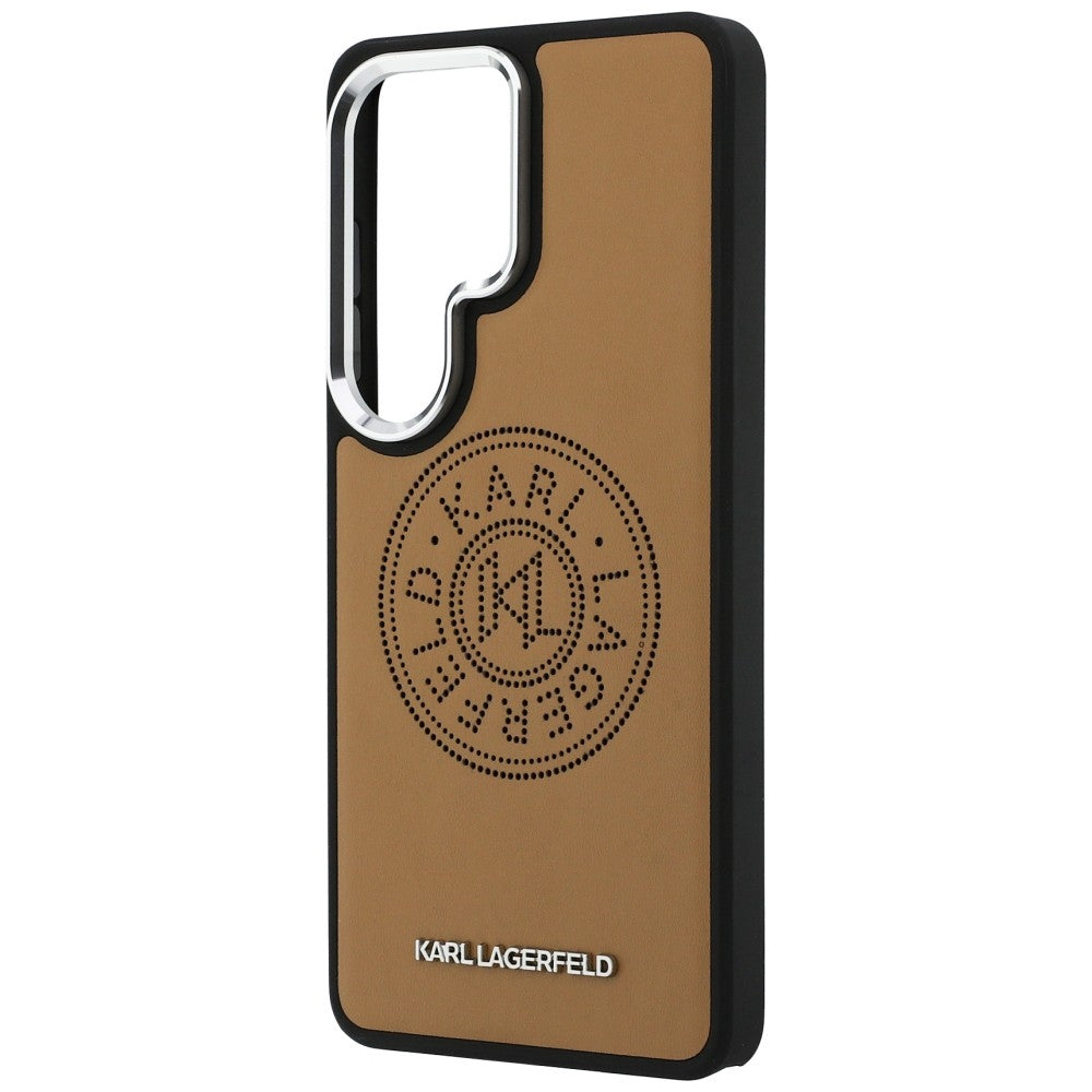 Husa MagSafe pentru Samsung Galaxy S26 Ultra S948, Karl Lagerfeld, Karl Round Point Logo, Maro