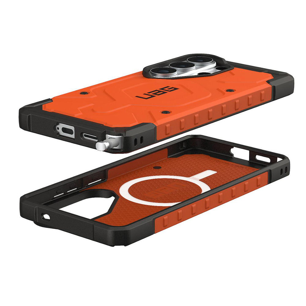 Husa MagSafe pentru Samsung Galaxy S26 Ultra S948, Urban Armor Gear, Pathfinder, Portocalie