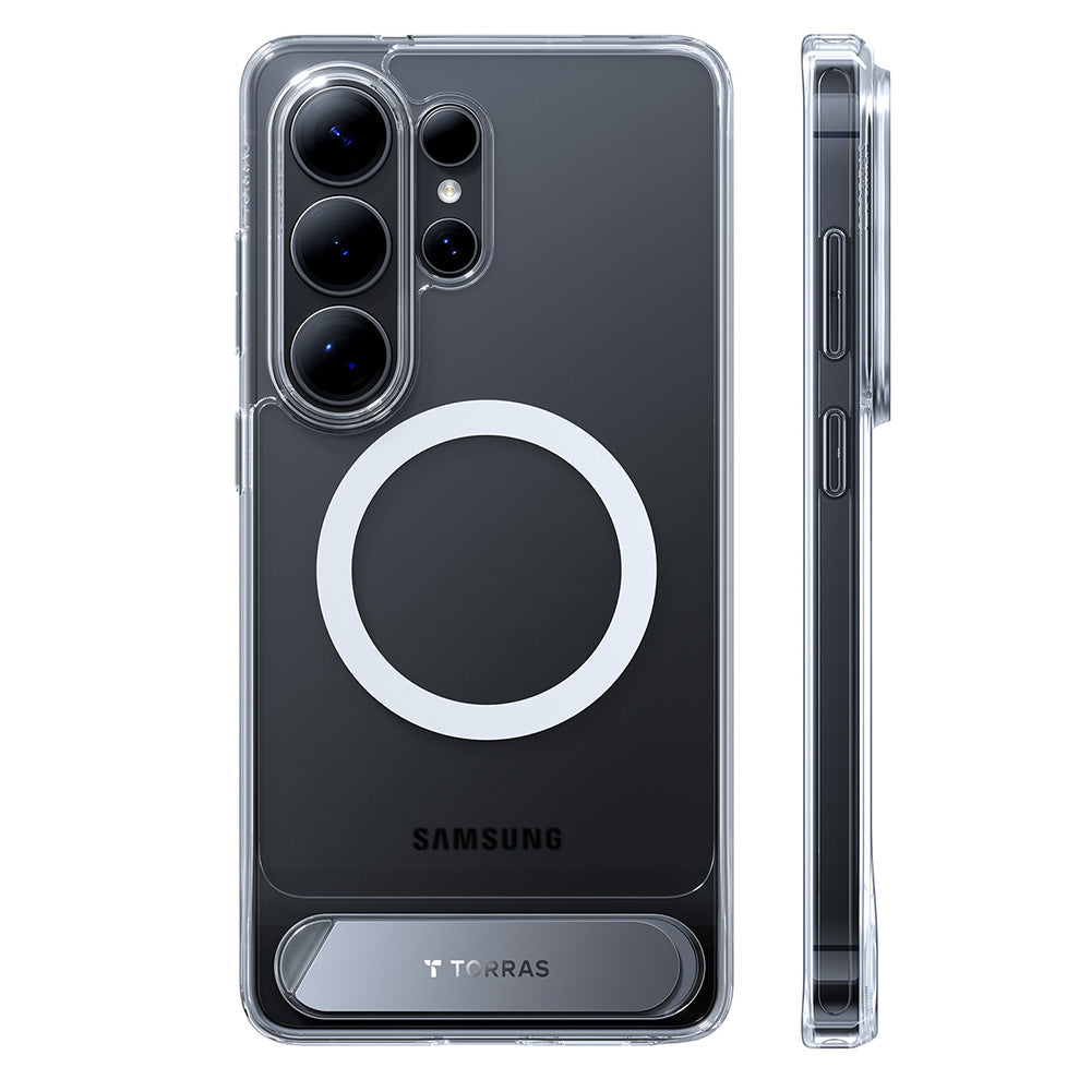 Husa MagSafe pentru Samsung Galaxy S26 Ultra S948, Torras, Pstand, Transparenta