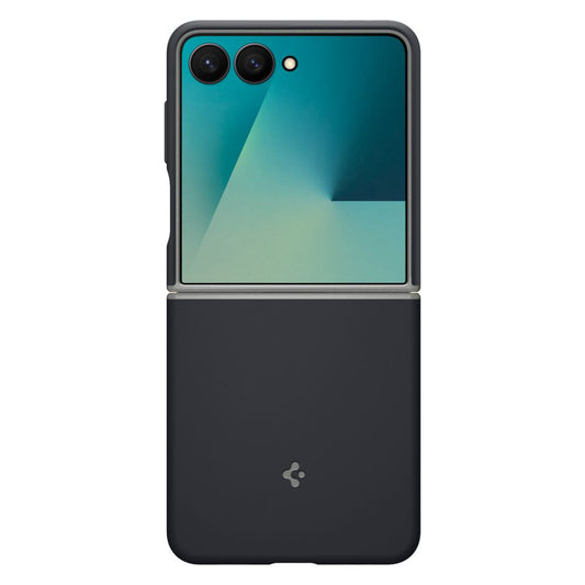 Husa MagSafe pentru Samsung Galaxy Z Flip7 F766, Spigen, Caseology Nano Pop, Neagra