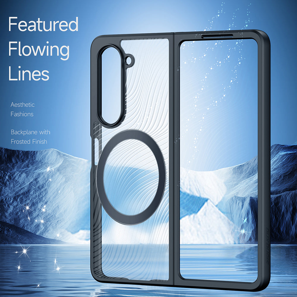 Husa MagSafe pentru Samsung Galaxy Z Fold5 F946, DUX DUCIS, Aimo, Neagra