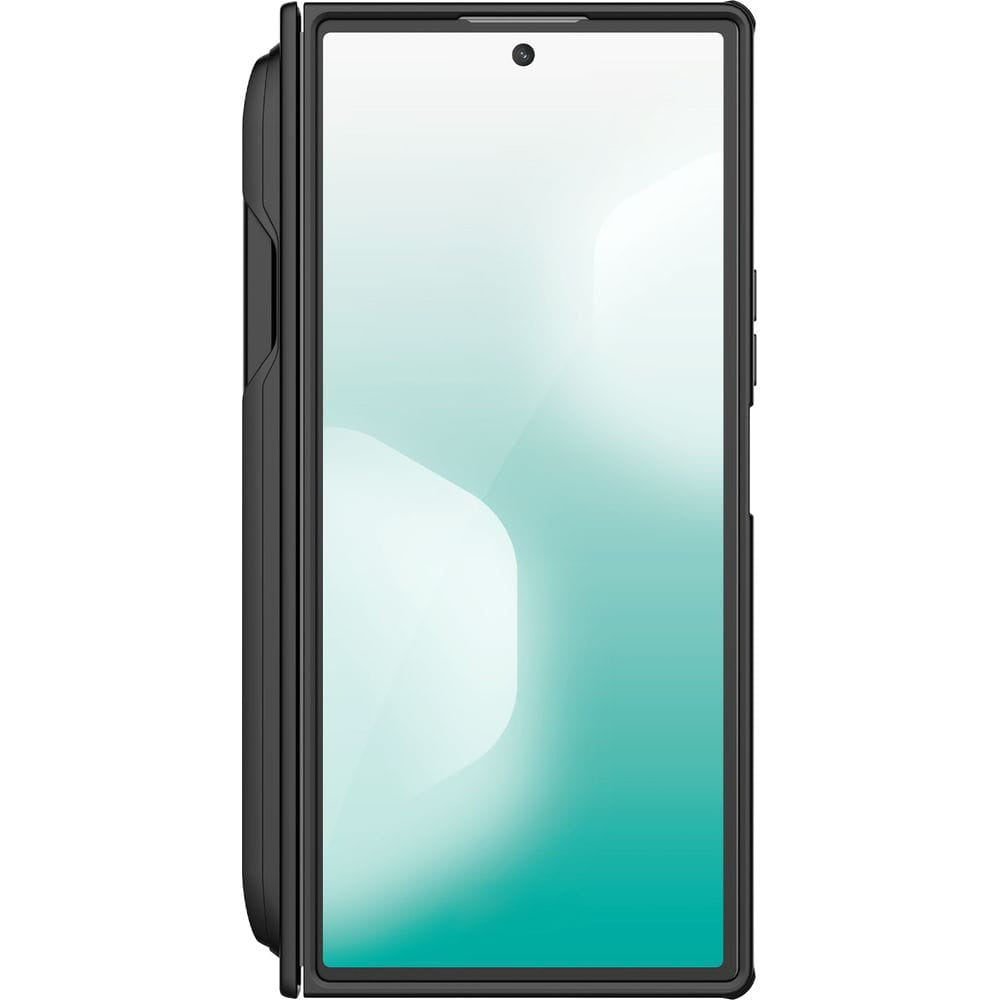 Husa MagSafe pentru Samsung Galaxy Z Fold7 F966, Nillkin, Super Frosted Shield with Pen Holder, Neagra