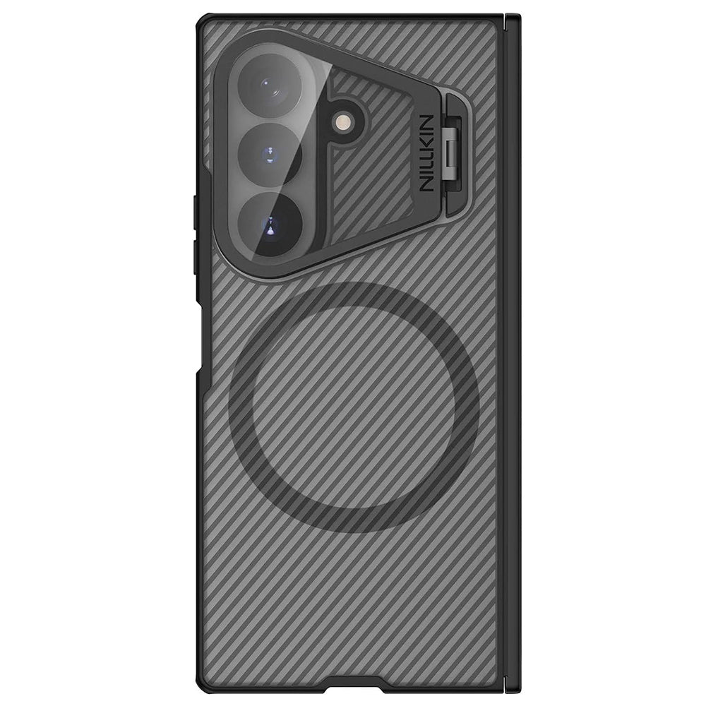 Husa MagSafe pentru Samsung Galaxy Z Fold8 Ultra F976, Nillkin, CamShield Pro with Transparent Lens Cover, Neagra Transparenta
