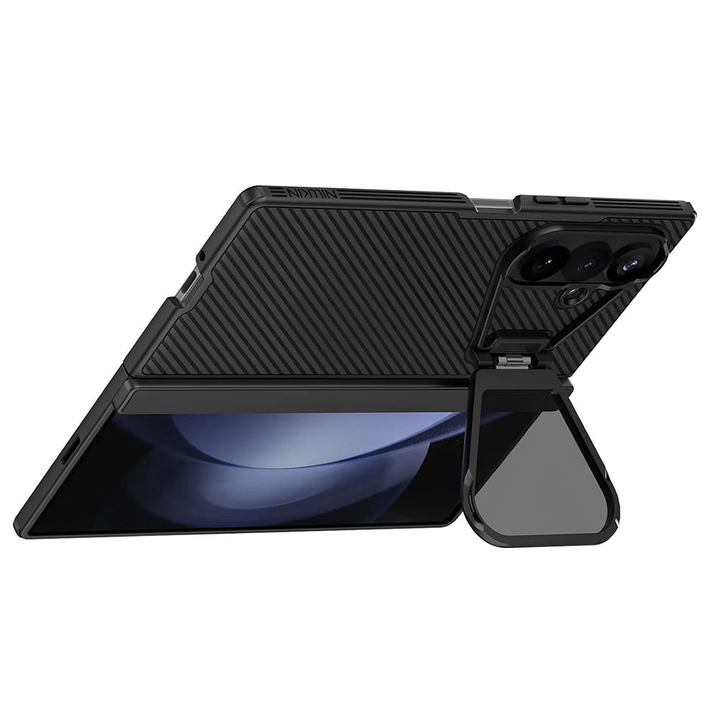 Husa MagSafe pentru Samsung Galaxy Z Fold8 Ultra F976, Nillkin, CamShield Prop with Transparent Black Lens Cover, Neagra