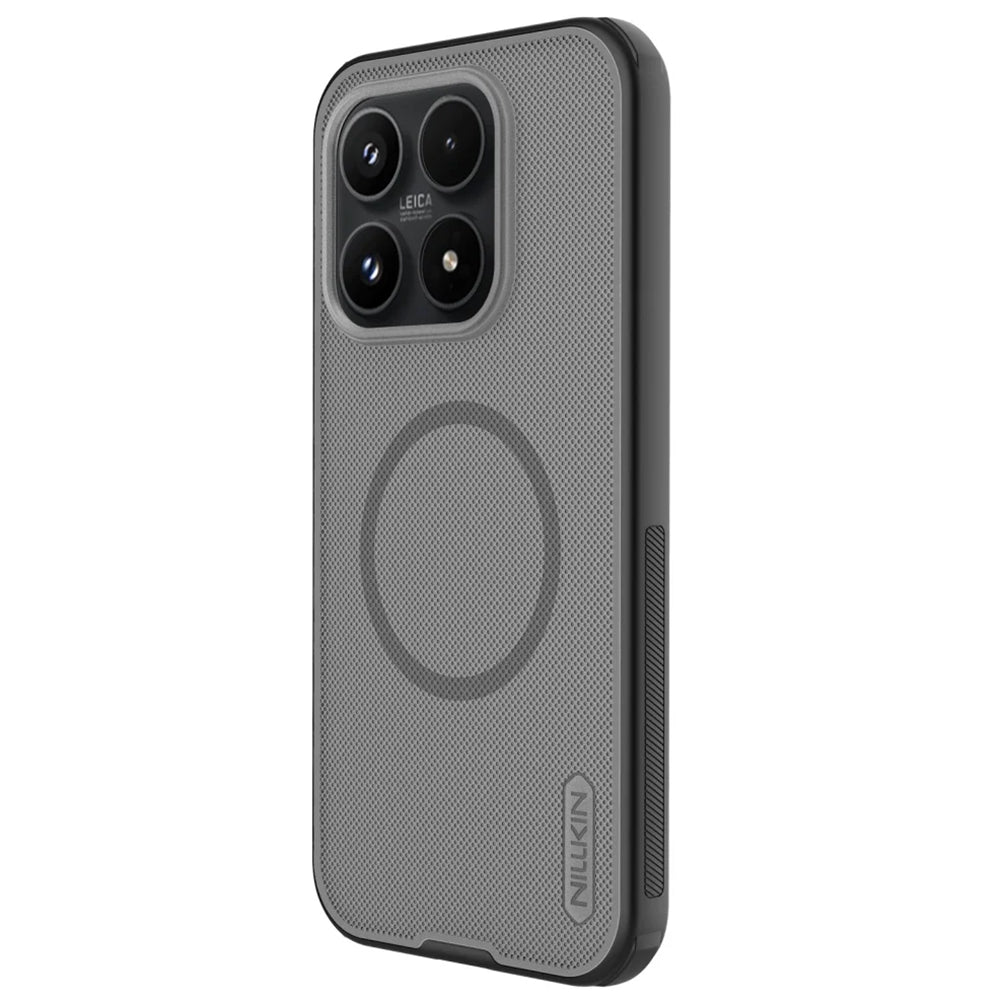 Husa MagSafe pentru Xiaomi 17, Nillkin, Super Shield Pro, Neagra Transparenta Satinata