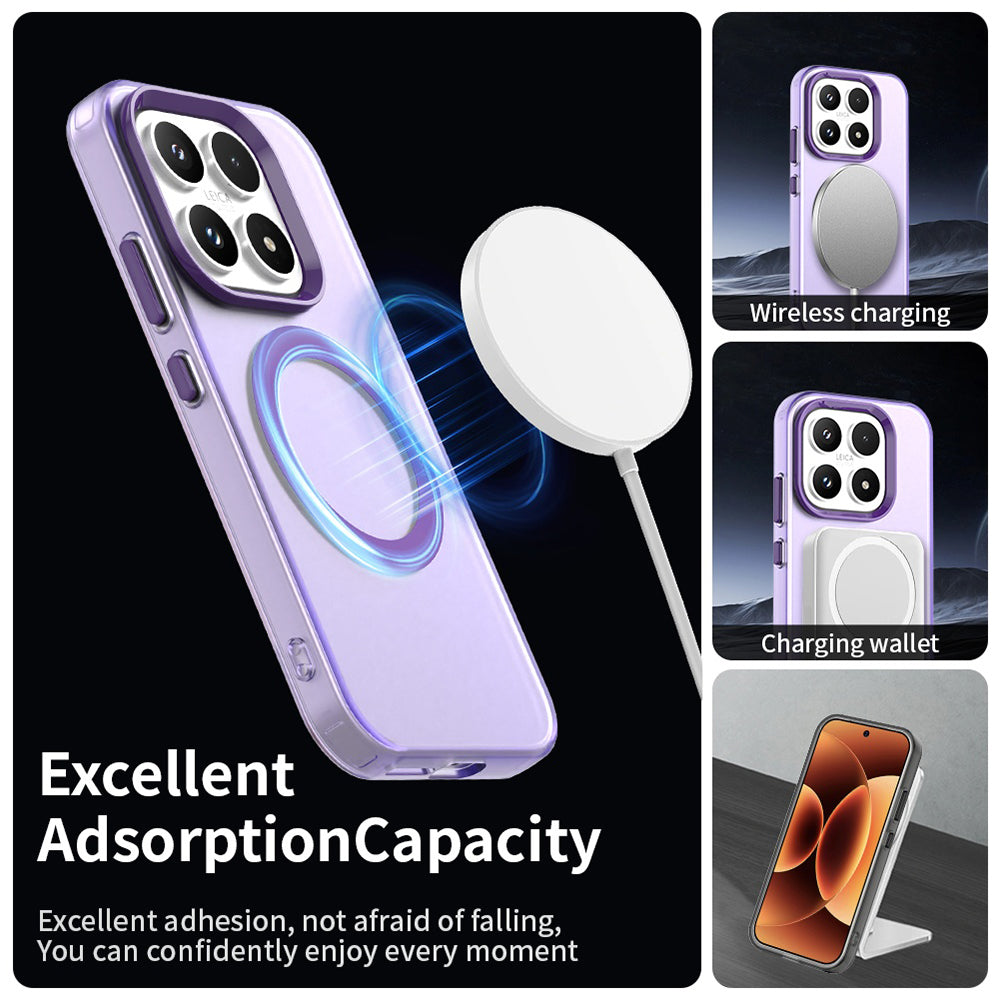 Husa MagSafe pentru Xiaomi 17, Techsuit, CandyCase, Mov
