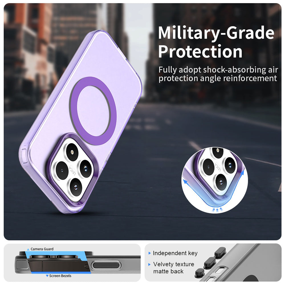 Husa MagSafe pentru Xiaomi 17, Techsuit, CandyCase, Mov