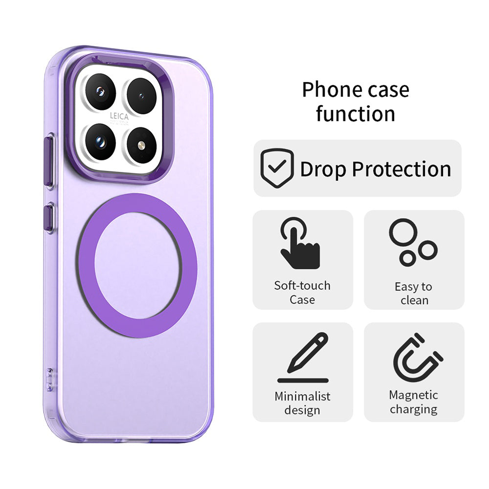 Husa MagSafe pentru Xiaomi 17, Techsuit, CandyCase, Mov