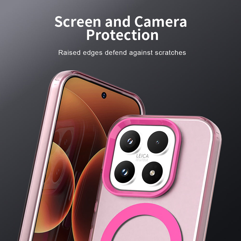 Husa MagSafe pentru Xiaomi 17, Techsuit, CandyCase, Roz