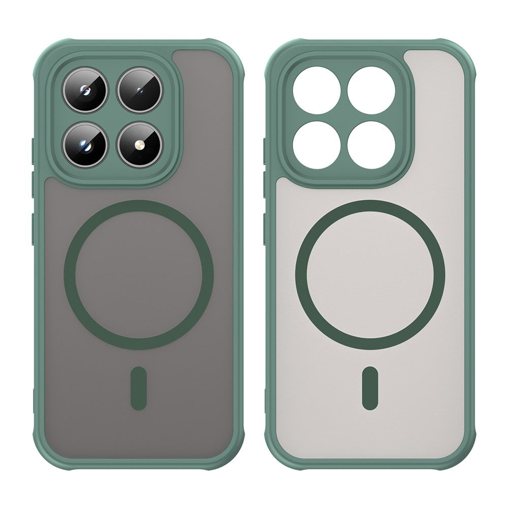 Husa MagSafe pentru Xiaomi 17, Techsuit, HaloFrost II, Verde