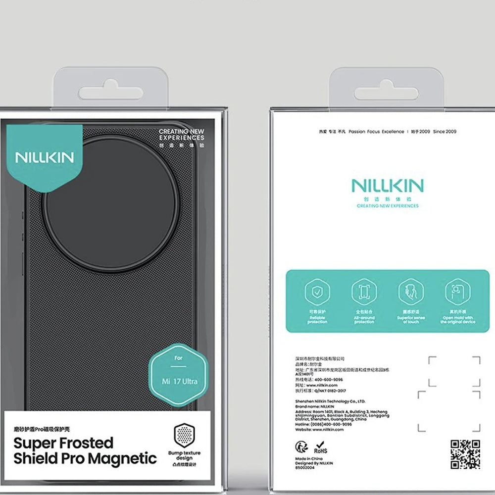 Husa MagSafe pentru Xiaomi 17 Ultra, Nillkin, Super Shield Pro, Neagra Satinata