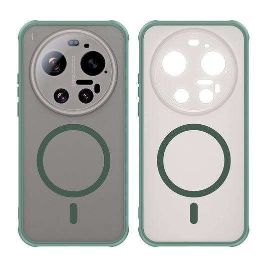Husa MagSafe pentru Xiaomi 17 Ultra, Techsuit, HaloFrost II, Verde