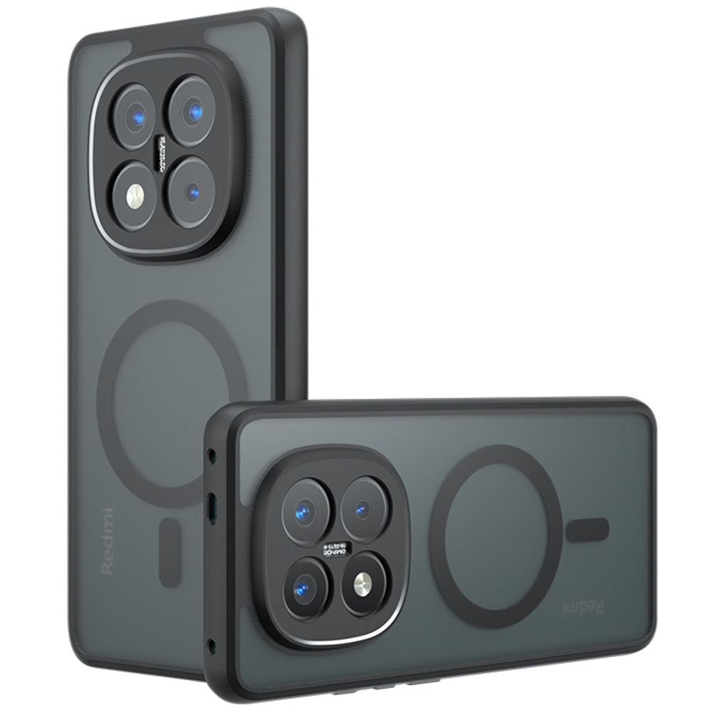 Husa MagSafe pentru Xiaomi Poco X7 / Note 14 Pro 5G, Techsuit, PureFrost, Neagra