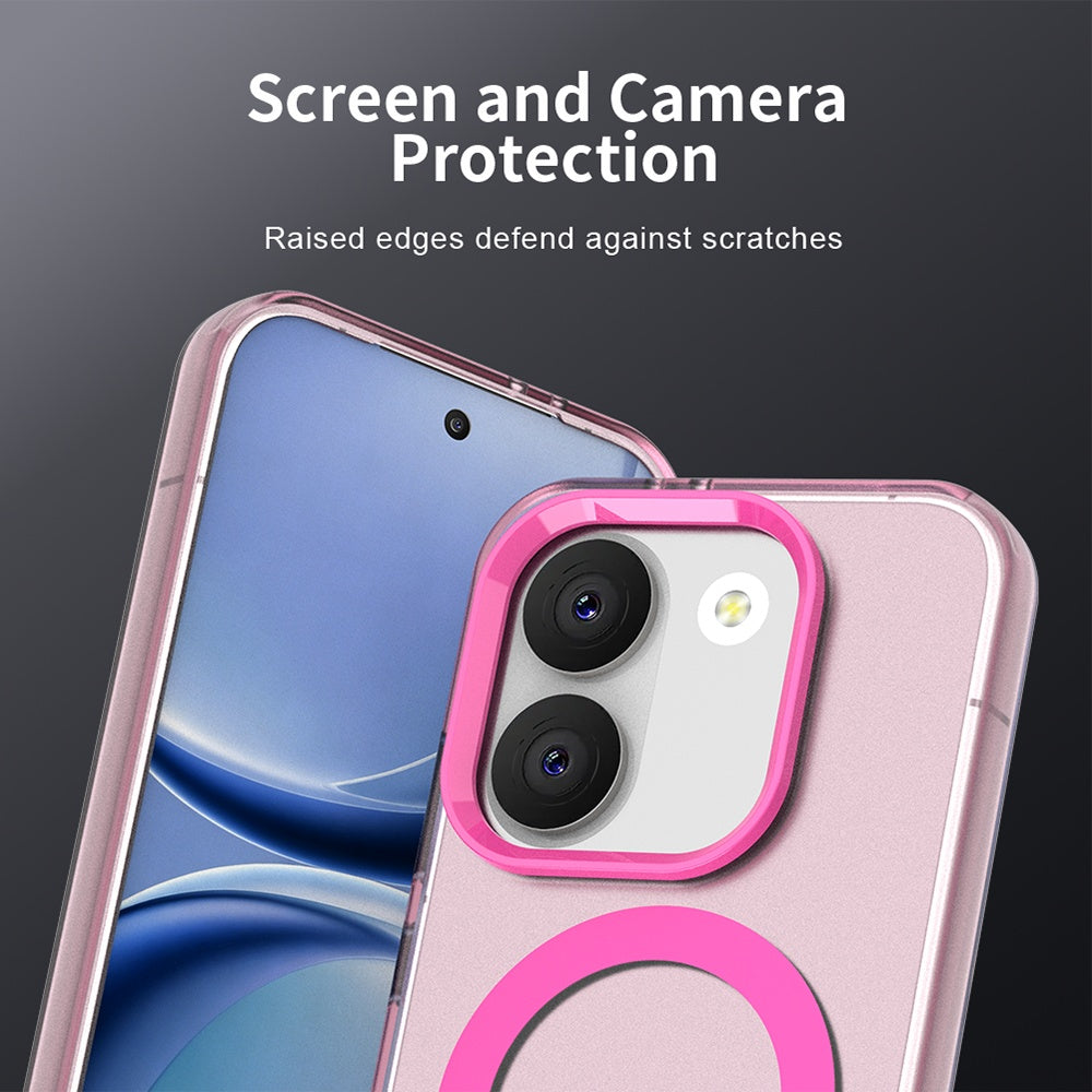 Husa MagSafe pentru Xiaomi Poco X8 Pro, Techsuit, CandyCase, Roz
