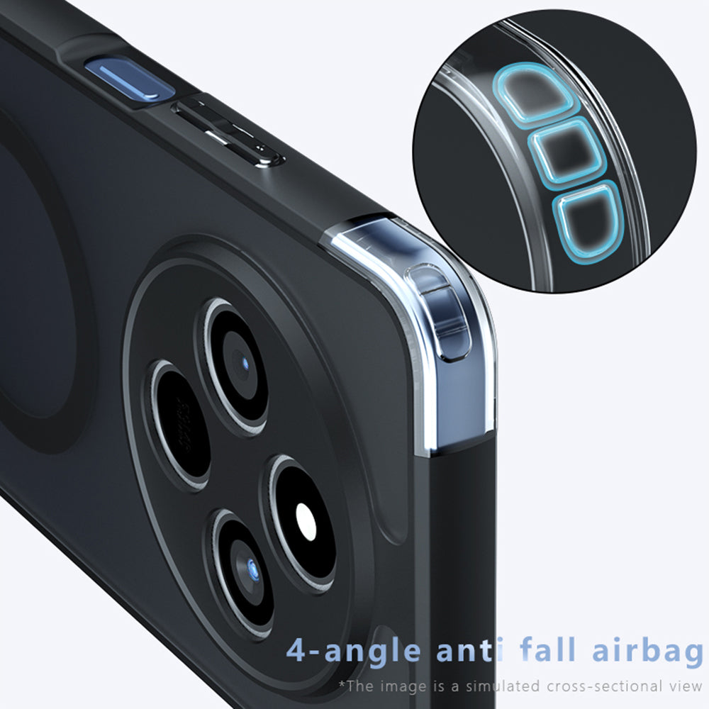 Husa MagSafe pentru Xiaomi Redmi 14C, Techsuit, PureFrost, Neagra