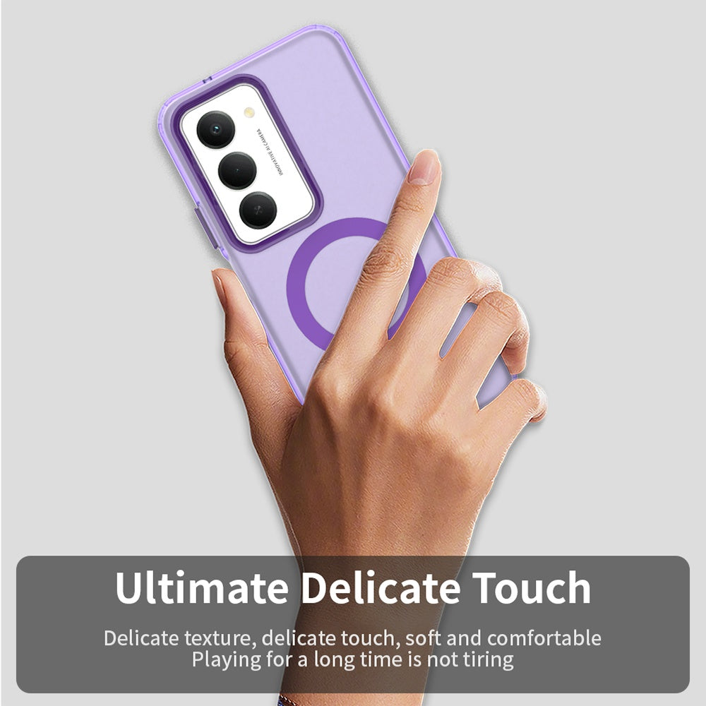 Husa MagSafe pentru Xiaomi Redmi 15 5G / 15 4G, Techsuit, CandyCase, Mov