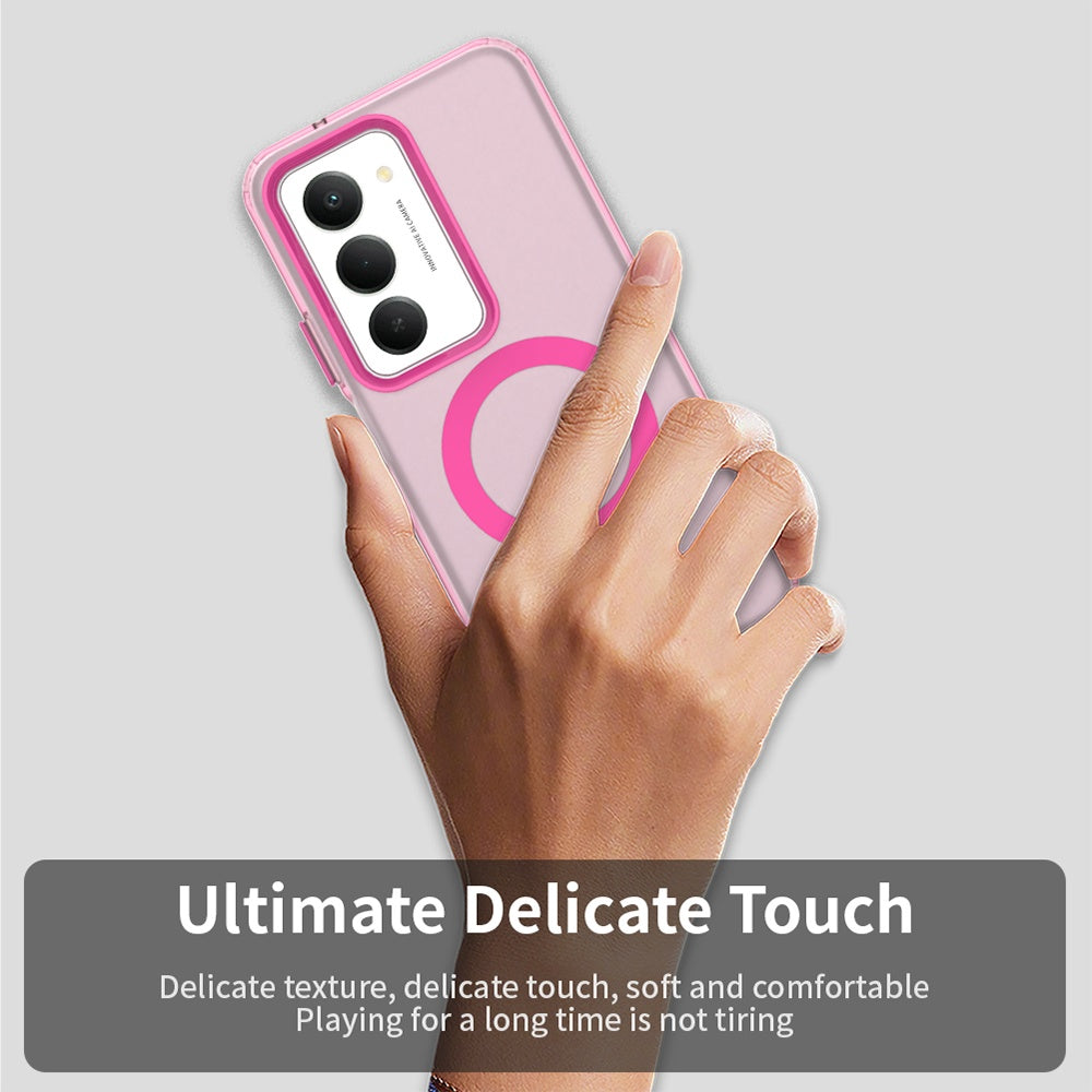 Husa MagSafe pentru Xiaomi Redmi 15 5G / 15 4G, Techsuit, CandyCase, Roz