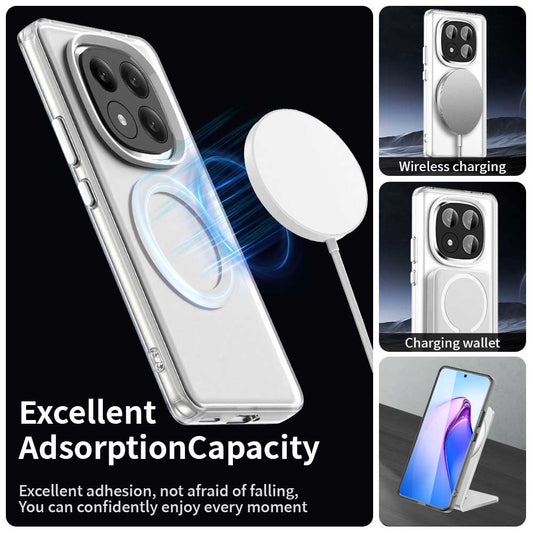 Husa MagSafe pentru Xiaomi Redmi Note 14 Pro+ 5G, Techsuit, CandyCase, Alba