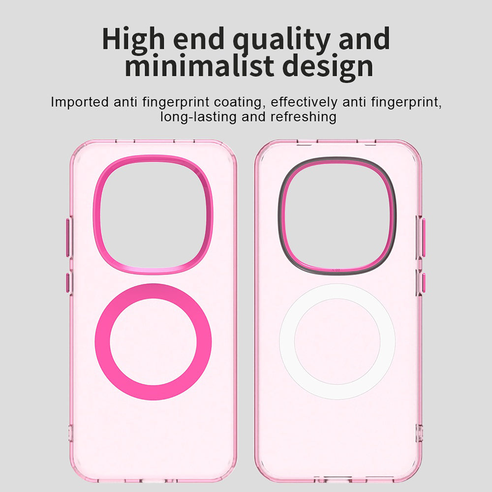 Husa MagSafe pentru Xiaomi Redmi Note 15 Pro 5G, Techsuit, CandyCase, Roz
