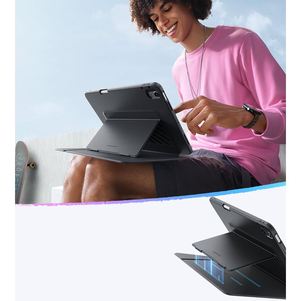 Husa pentru Apple iPad Air 13 (2026) / Air 13 (2025) / Air 13 (2024), ESR, Flip Hybrid, Neagra