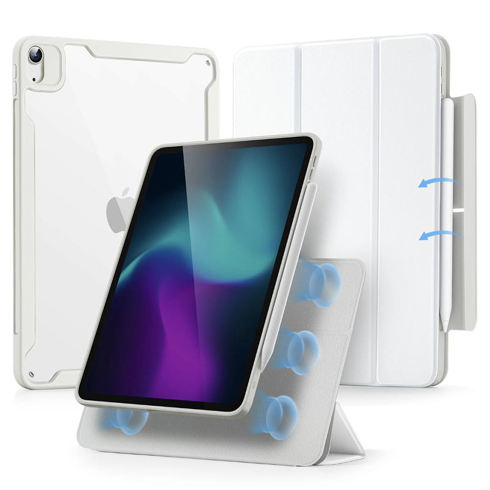 Husa pentru Apple iPad Air 11 (2026) / iPad Air 11 (2025) / Air 11 (2024) / Air (2022) / Air (2020), ESR, Rebound Hybrid, Alba