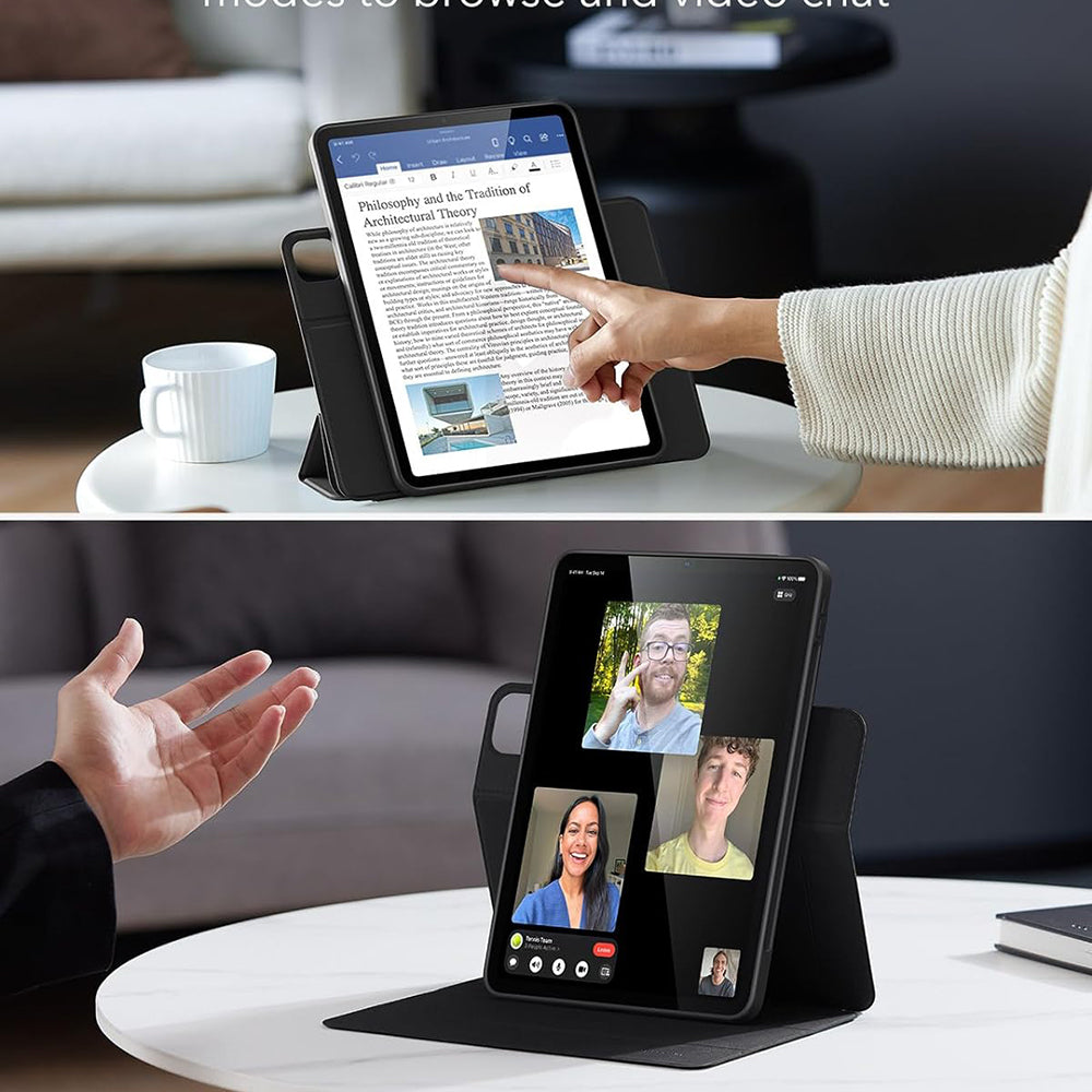Husa pentru Apple iPad Air 11 (2026) / iPad Air 11 (2025) / Air 11 (2024) / Air (2022) / Air (2020), ESR, Rebound Hybrid, Roz