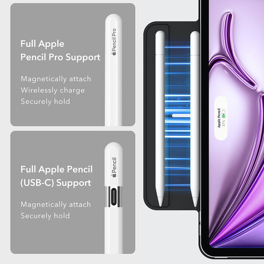 Husa pentru Apple iPad Air 13 (2026) / Air 13 (2025) / Air 13 (2024), ESR, Rebound, Neagra
