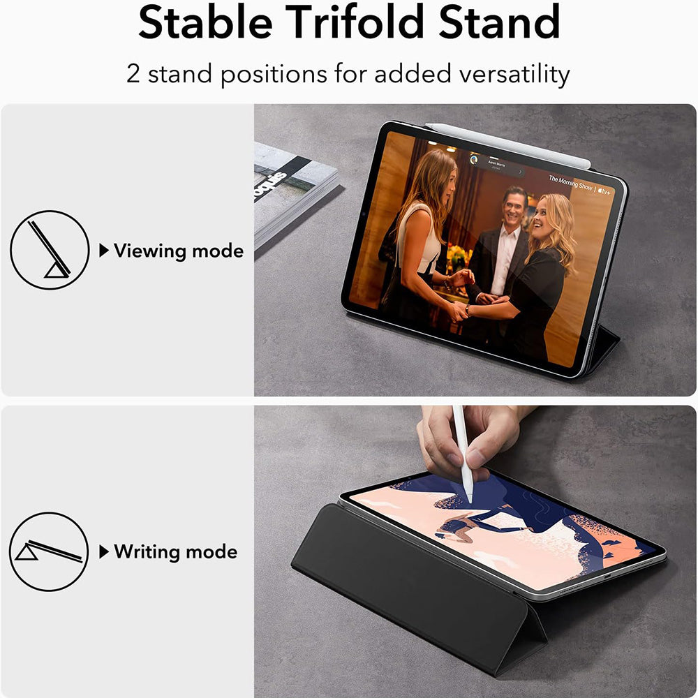 Husa pentru Apple iPad Pro 11 (2022) / Pro 11 (2021) / Pro 11 (2020) / Pro 11 (2018), ESR, Rebound, Neagra