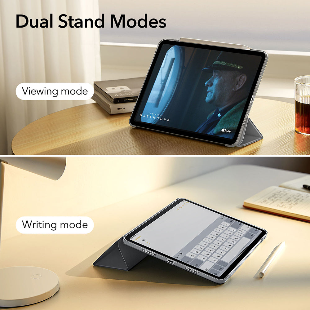 Husa pentru Apple iPad Pro 11 (2024), ESR, Ascend Trifold, Gri