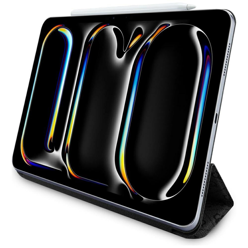 Husa pentru Apple iPad Pro 13 (2024), Guess, 4G Big Logo, Neagra