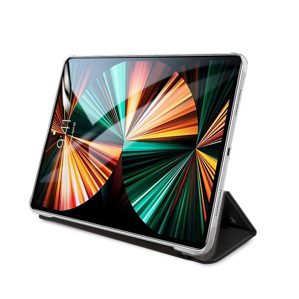 Husa pentru Apple iPad Pro 13 (2024), Karl Lagerfeld, Saffiano Karl & Choupette, Neagra