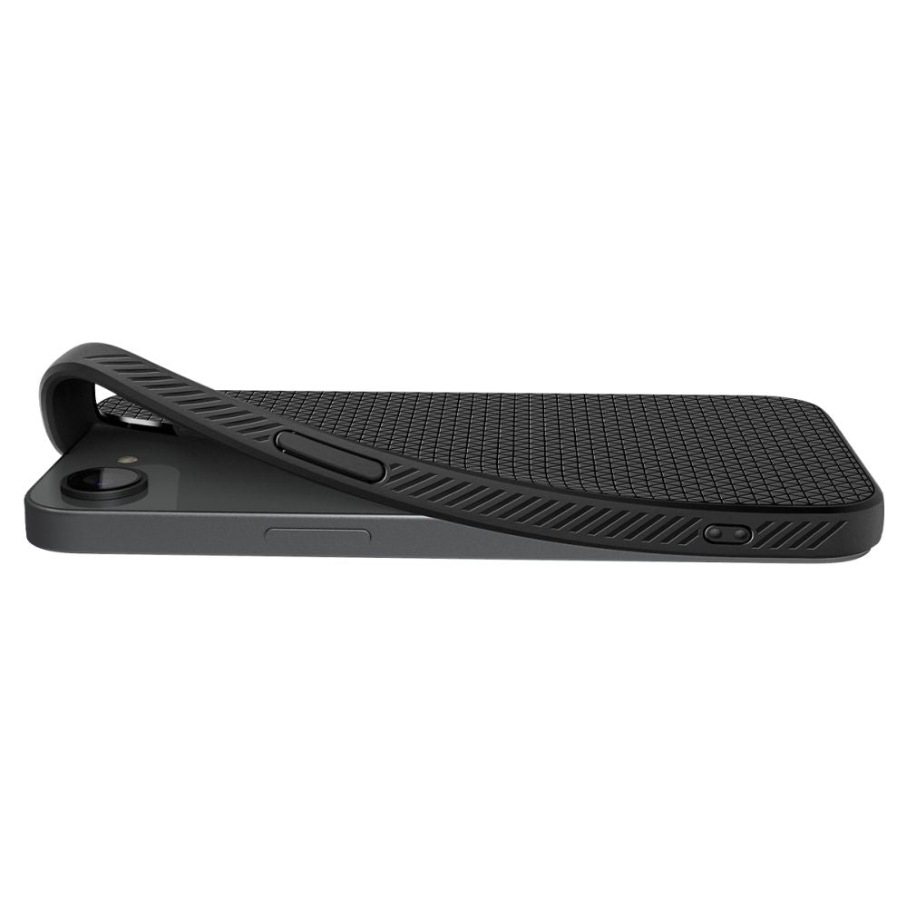 Husa pentru Apple iPhone 17e / 16e, Spigen, Liquid Air, Neagra ACS09161