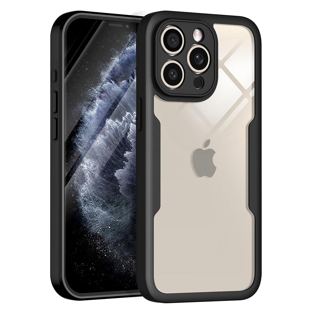 Husa pentru Apple iPhone 11 Pro Max, Techsuit, ColorVerse 360, Neagra