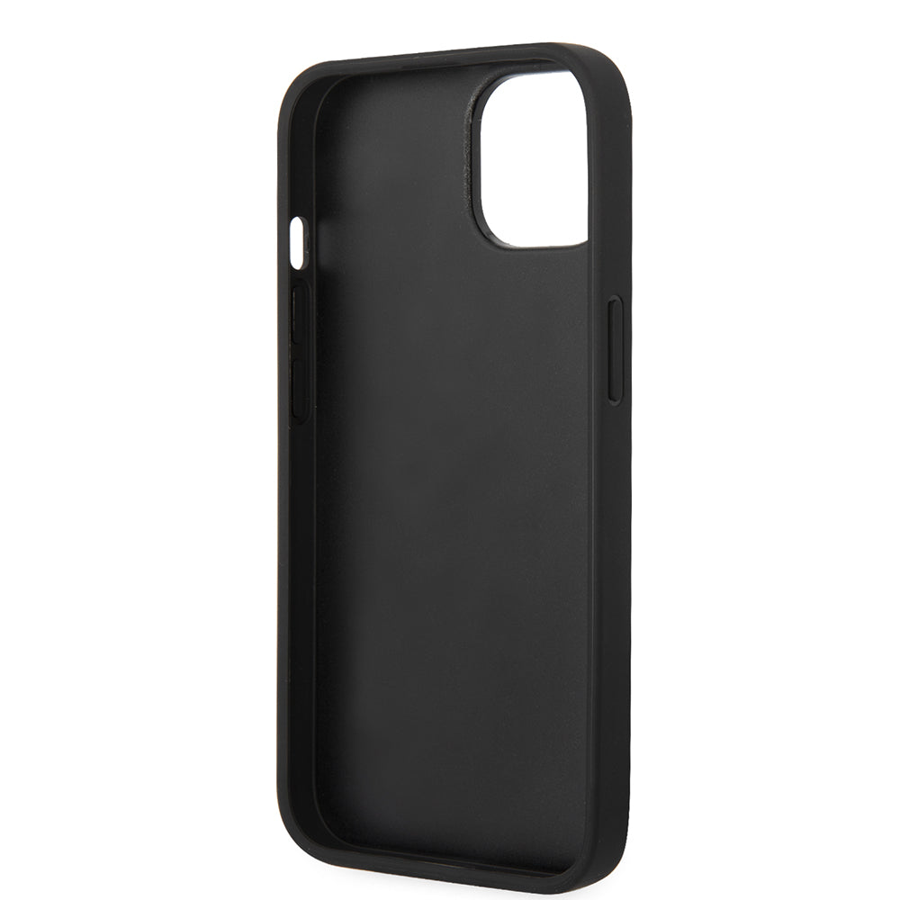 Husa pentru Apple iPhone 14, Karl Lagerfeld, Glitter Flakes Ikonik Karl, Argintie