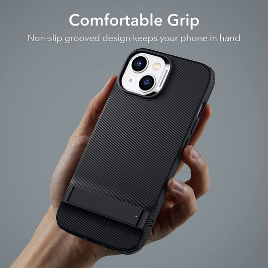 Husa pentru Apple iPhone 14 Plus, ESR, Air Shield Boost Kickstand, Neagra