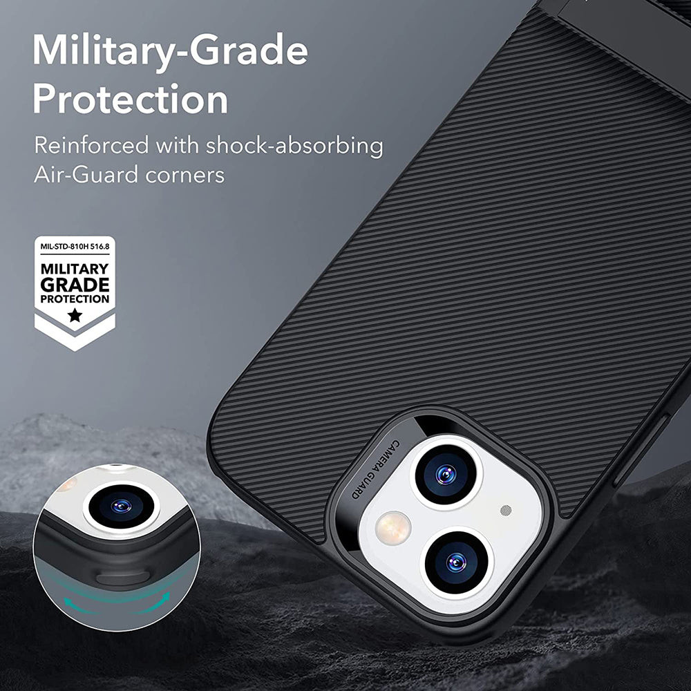 Husa pentru Apple iPhone 14 Plus, ESR, Air Shield Boost Kickstand, Neagra