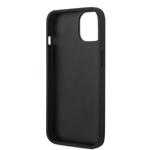 Husa pentru Apple iPhone 14 Plus, Karl Lagerfeld, Glitter Choupette Patch, Neagra