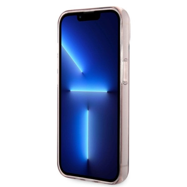 Husa pentru Apple iPhone 14 Plus, Karl Lagerfeld, Ikonik Choupette, Roz