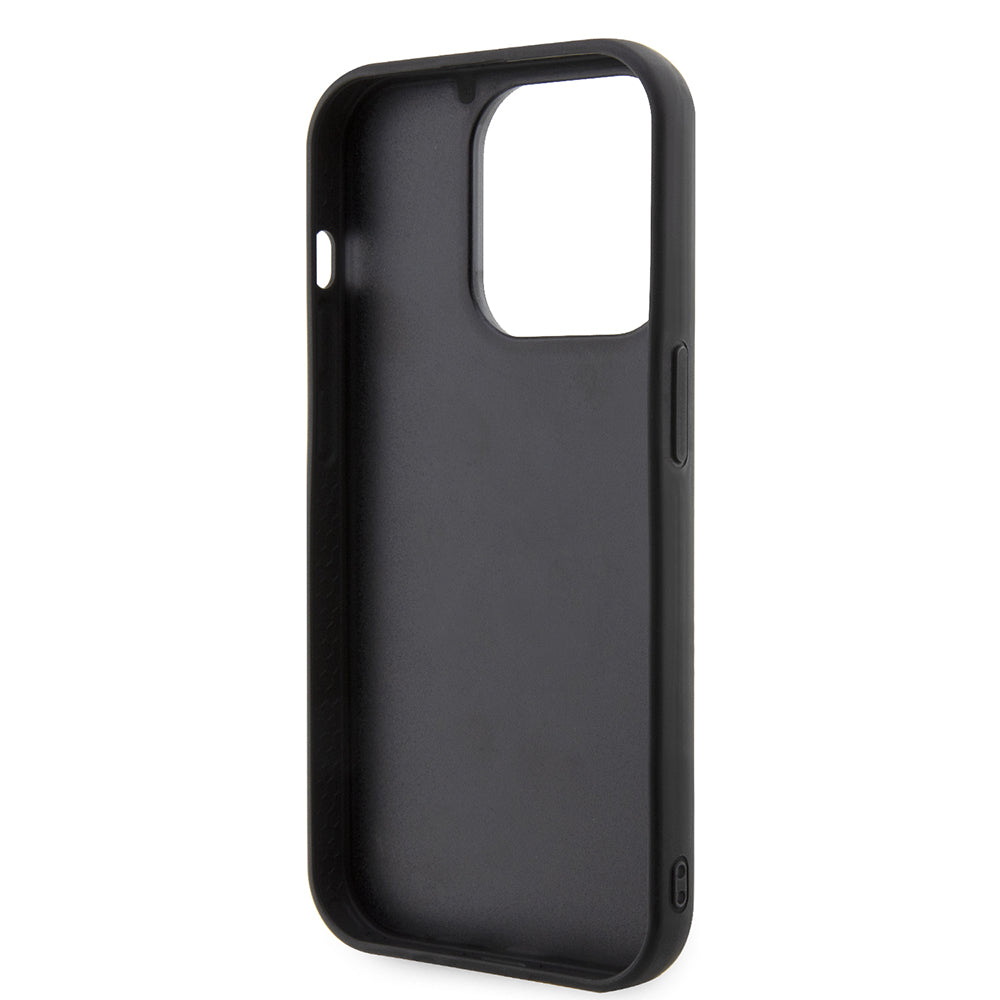 Husa pentru Apple iPhone 14 Pro, Karl Lagerfeld, 3D Rubber Choupette, Neagra