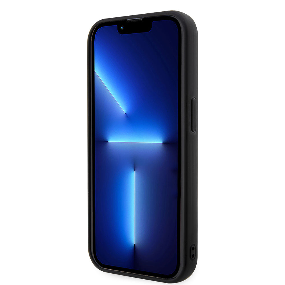 Husa pentru Apple iPhone 14 Pro, Karl Lagerfeld, 3D Rubber Ikonik Karl, Neagra