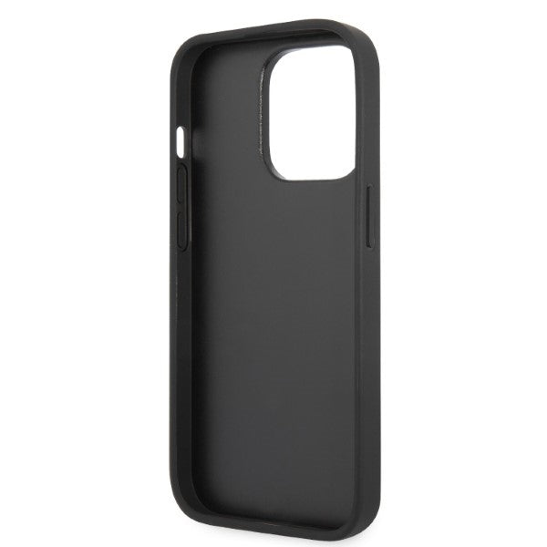 Husa pentru Apple iPhone 14 Pro, Karl Lagerfeld, Glitter Choupette Patch, Argintie